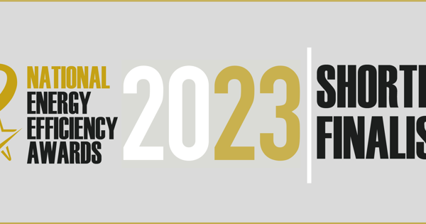 Badge for National Energy Efficiency Awards 2023 shortlisted finalist