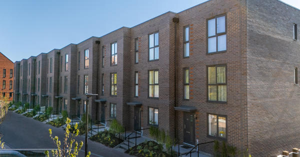 Row Of Homes At Port Loop