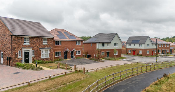 Row Of Homes At Drakelow
