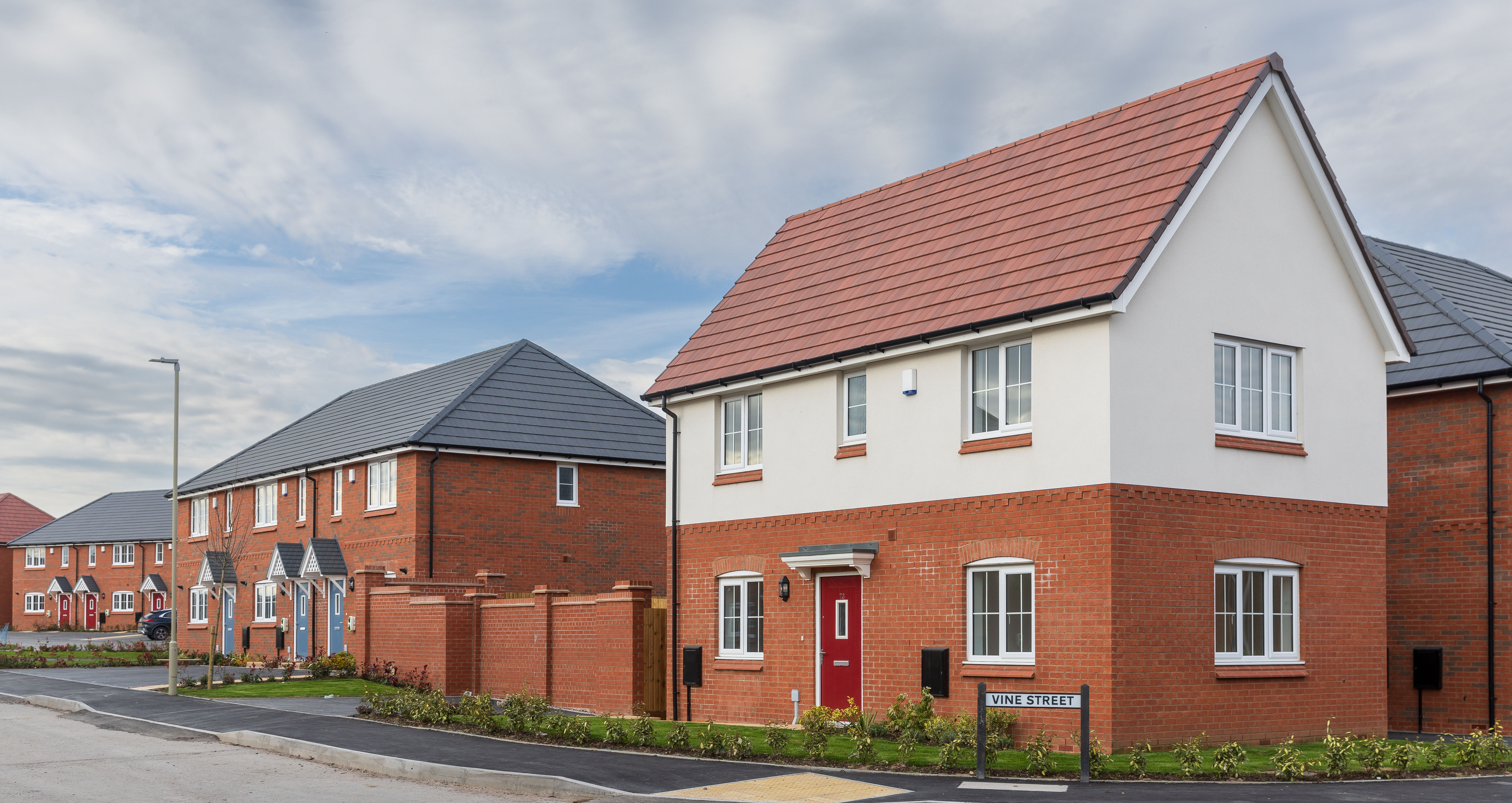 Photo of a number of houses at Cochrane Road